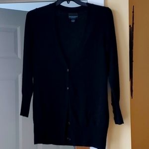 Cynthia Rowley Black Cashmere Cardigan Duster